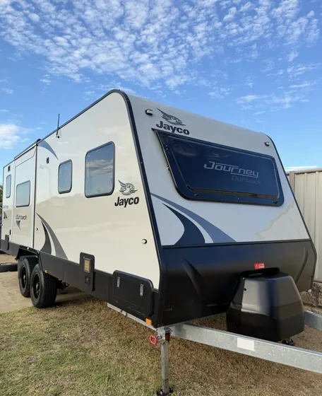 Jayco Journey Outback after a ceramic coating by Wax On Wax Off